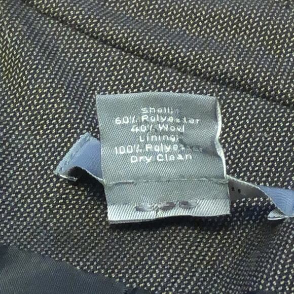 Ann Taylor Brown Wool Tweed Suit Jacket Blazer Size 8 - Picture 11 of 12